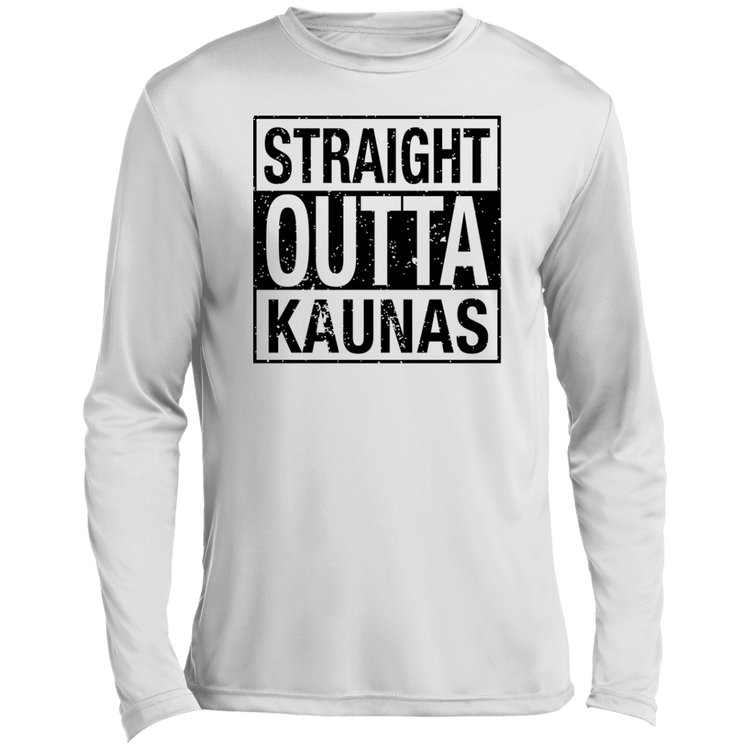 Straight Outta Kaunas - Men's Long Sleeve Activewear Performance T