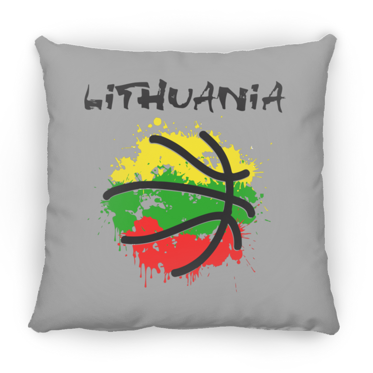 Abstract Lithuania - Large Square Pillow