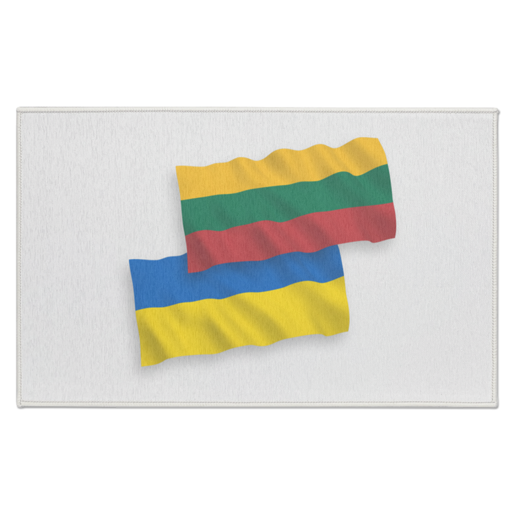 Lithuania Ukraine Flag - Indoor Doormat