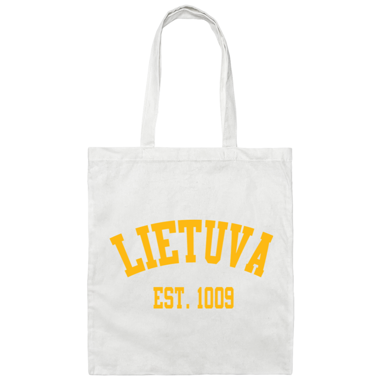 Lietuva Est. 1009 - Canvas Tote Bag