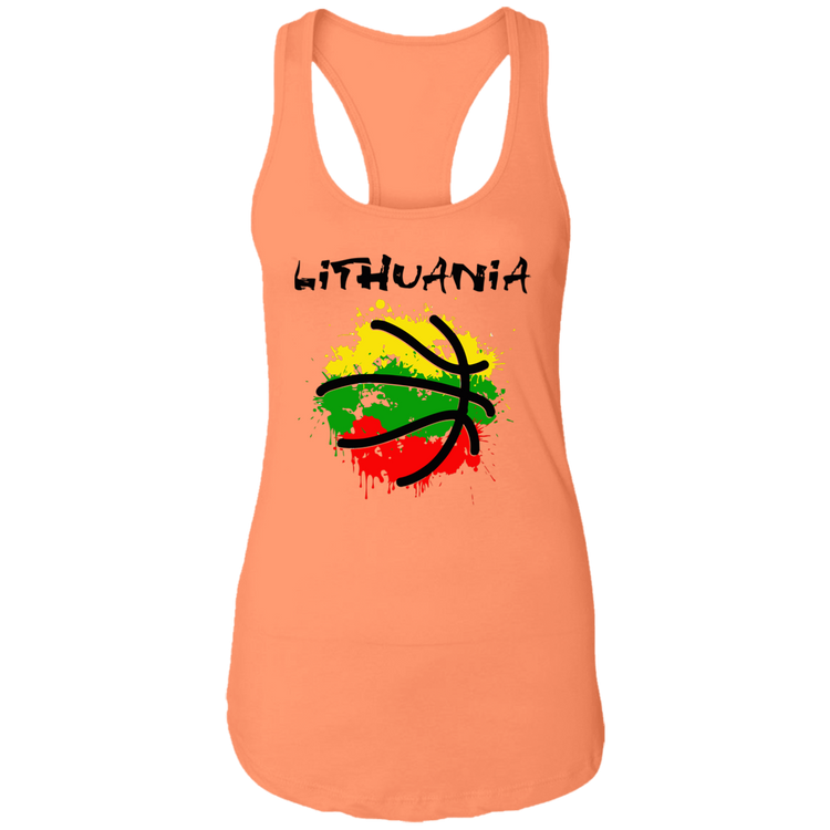 Abstract Lithuania - Women's Next Level Racerback Tank