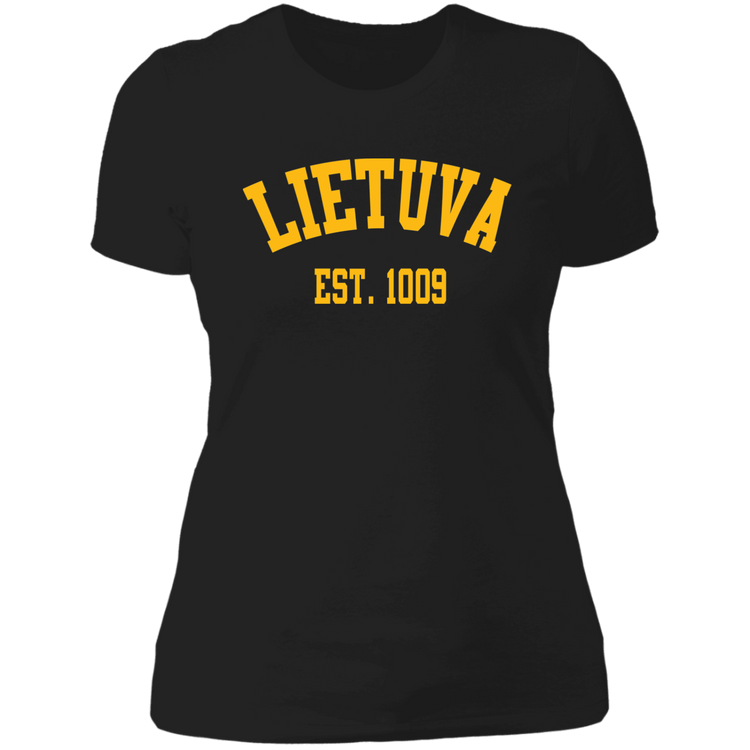 Lietuva Est. 1009 - Women's Next Level Boyfriend Tee