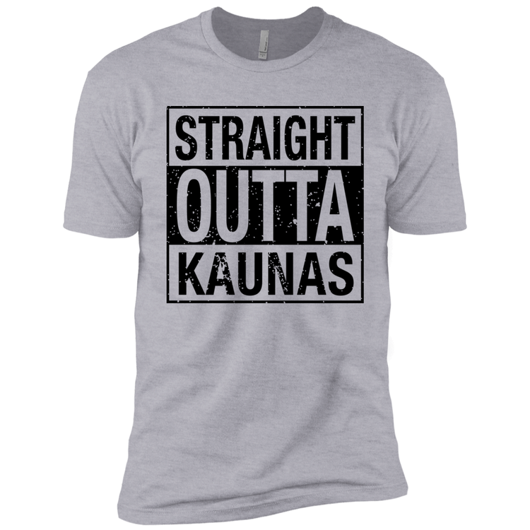 Straight Outta Kaunas - Boys Youth Next Level Premium Short Sleeve T-Shirt