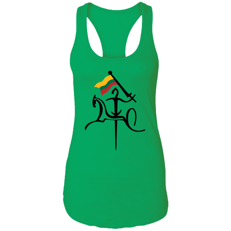 Vytis With Lithuanian Flag - Women's Next Level Racerback Tank