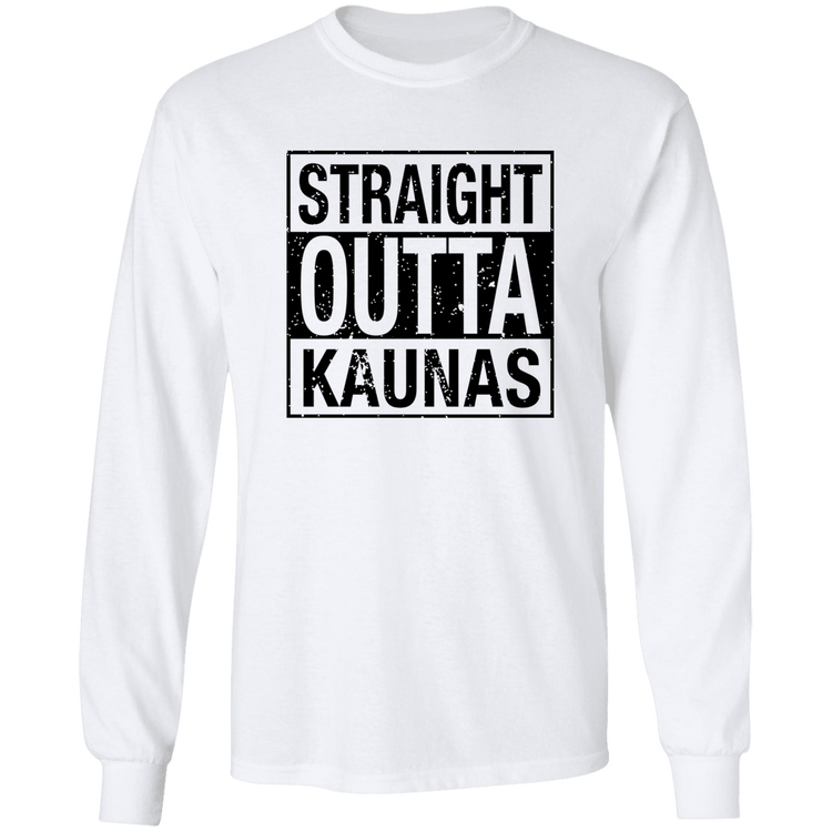 Straight Outta Kaunas - Men's Basic Long Sleeve T