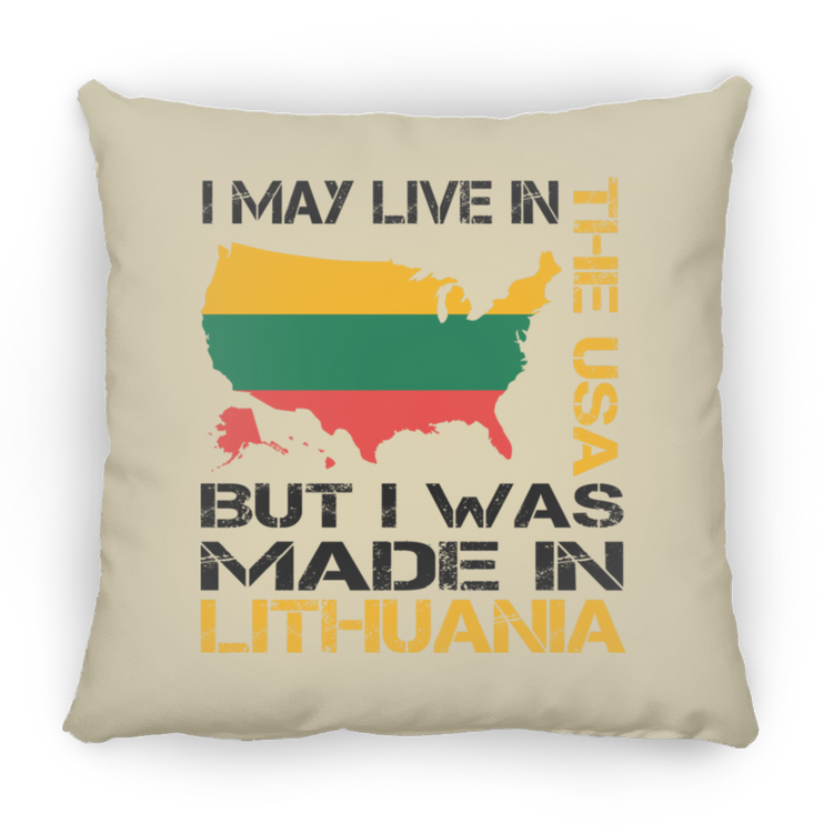 Made in Lithuania - Large Square Pillow