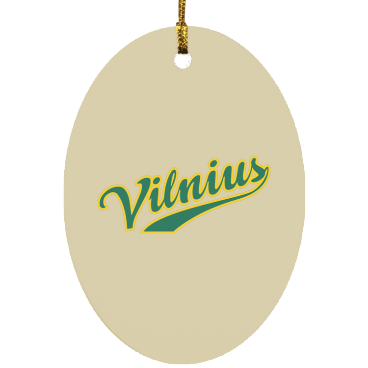 Vilnius - MDF Oval Ornament