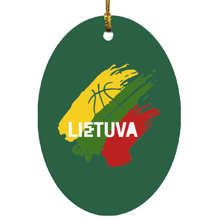 Lietuva BB - MDF Oval Ornament
