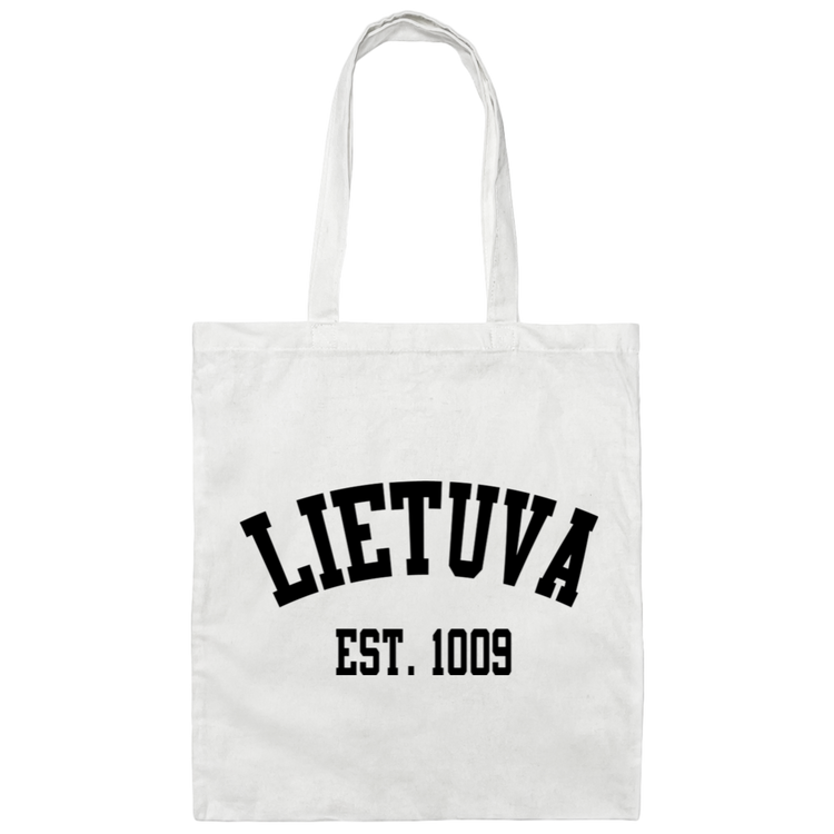 Lietuva Est. 1009 - Canvas Tote Bag