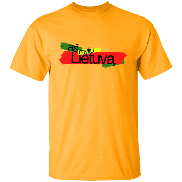 As Myliu Lietuva - Boys/Girls Youth Basic Short Sleeve T-Shirt