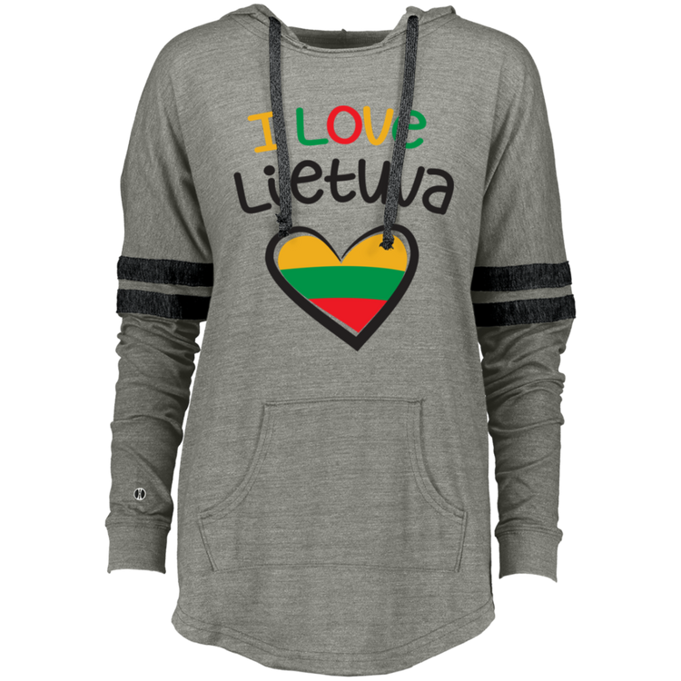 I Love Lietuva - Women's Lightweight Pullover Hoodie T
