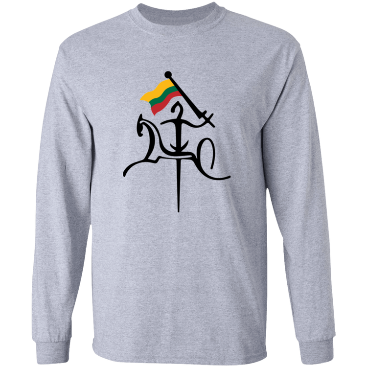 Vytis With Lithuanian Flag - Men's Basic Long Sleeve T