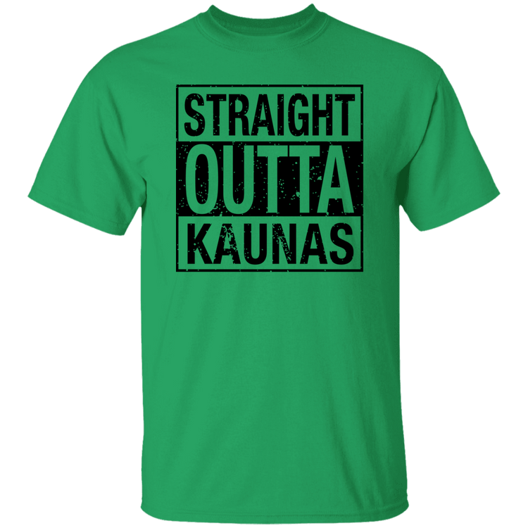 Straight Outta Kaunas - Men's Gildan Short Sleeve T-Shirt