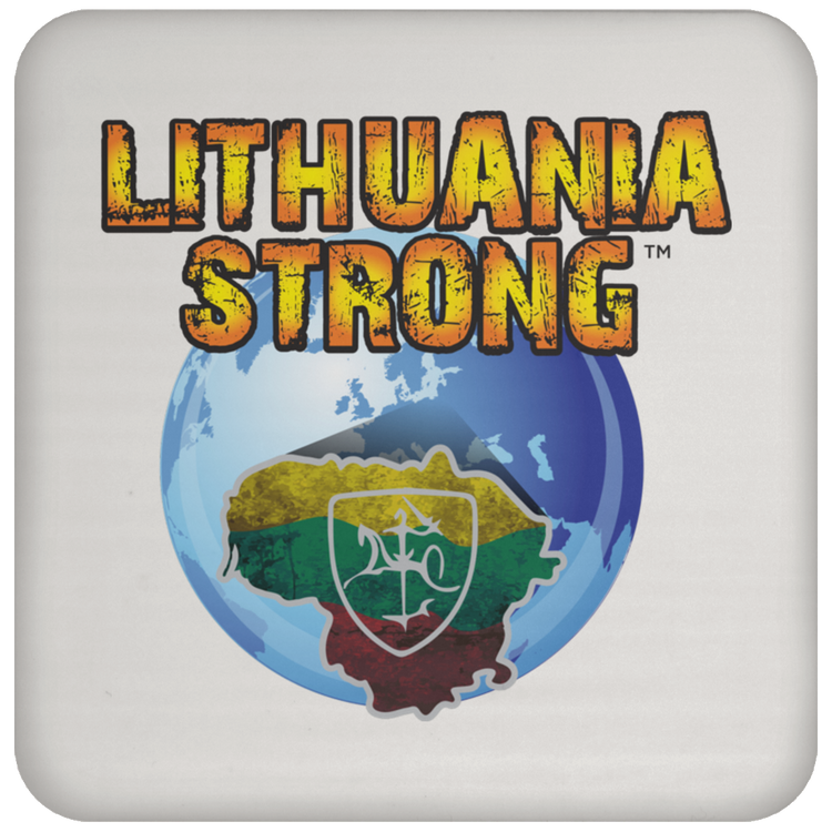 Lithuania Strong - High Gloss Coaster