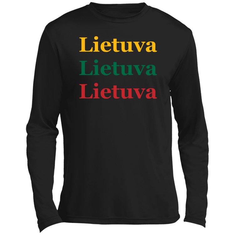 Lietuva - Men's Long Sleeve Activewear Performance T