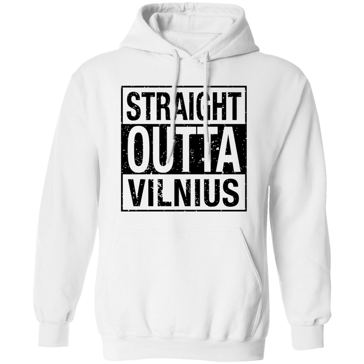 Straight Outta Vilnius - Men/Women Unisex Basic Pullover Hoodie