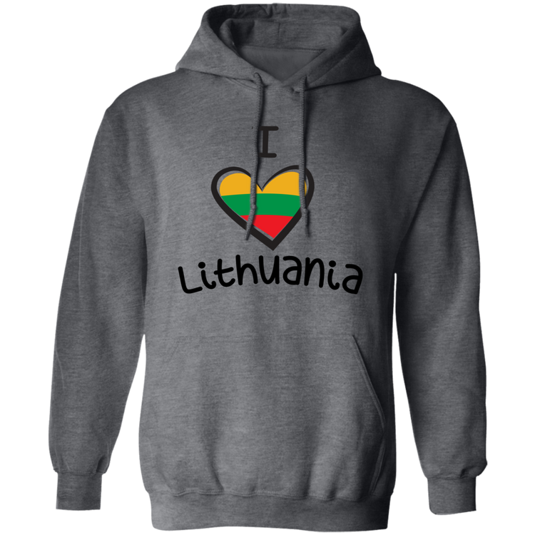 I Love Lithuania - Men/Women Unisex Gildan Pullover Hoodie