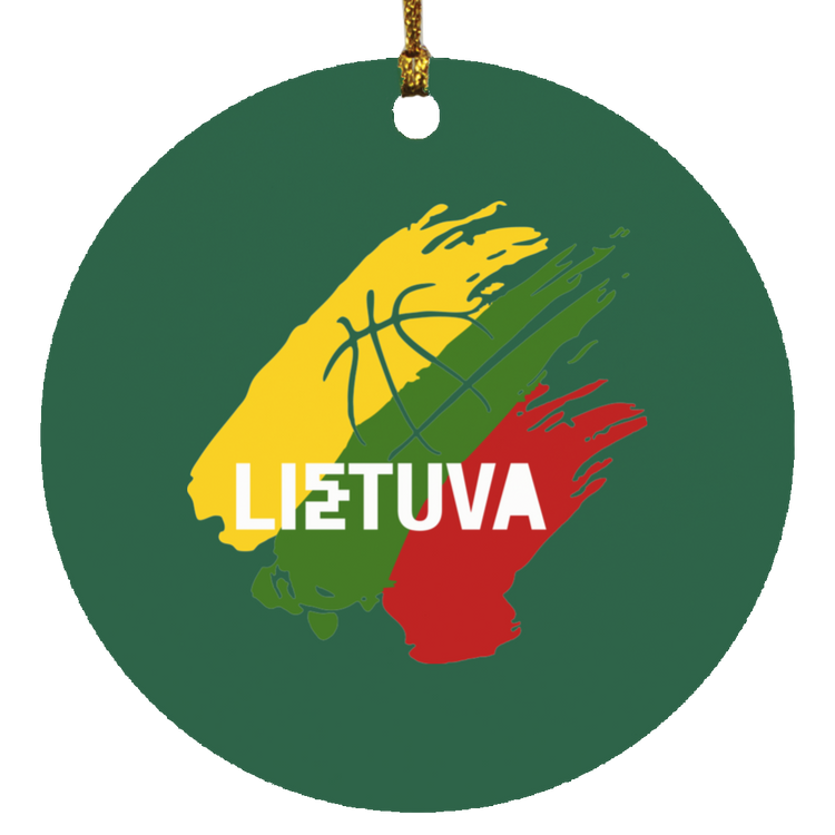Lietuva BB - MDF Circle Ornament