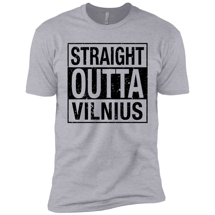 Straight Outta Vilnius - Boys Youth Next Level Premium Short Sleeve T-Shirt