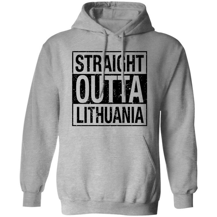 Straight Outta Lithuania - Men/Women Unisex Basic Pullover Hoodie