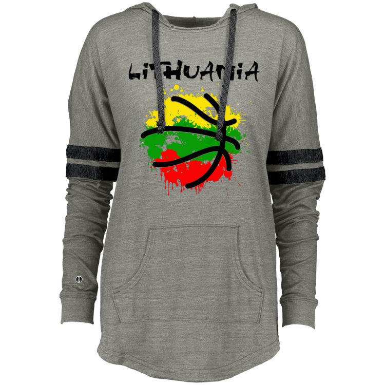 Abstract Lithuania - Women's Lightweight Pullover Hoodie T