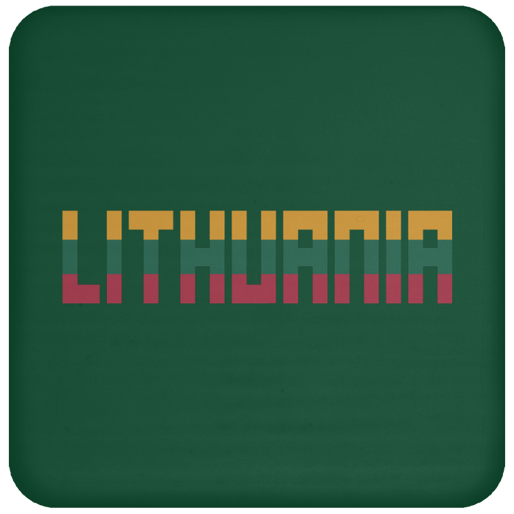 Lithuania - High Gloss Coaster