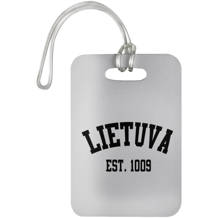 Lietuva Est. 1009 - Luggage Bag Tag