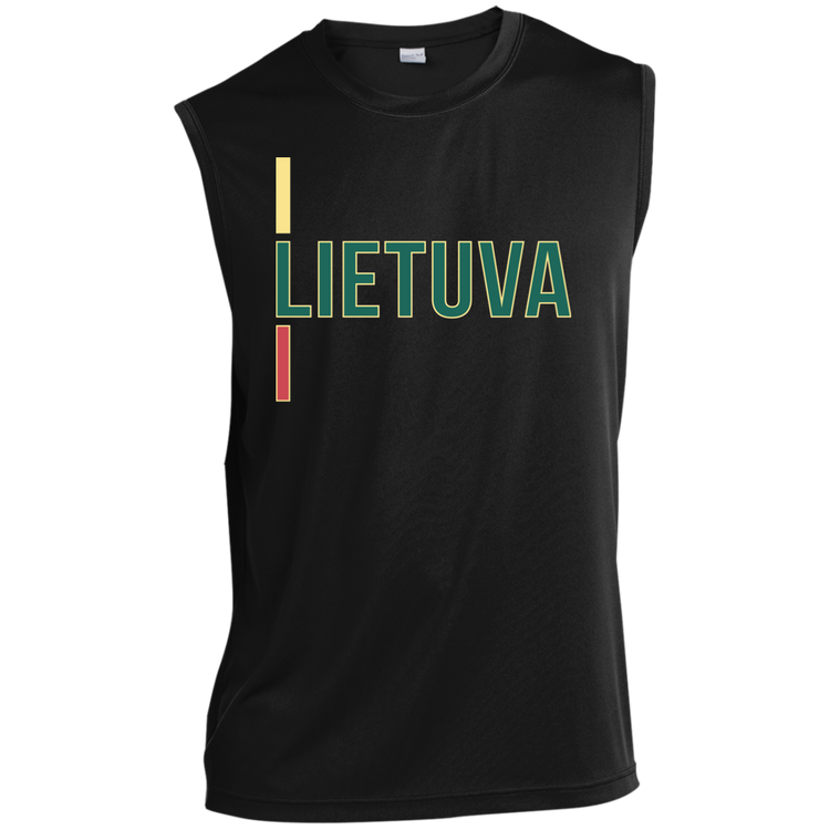 Lietuva III - Men's Sleeveless Activewear Performance T