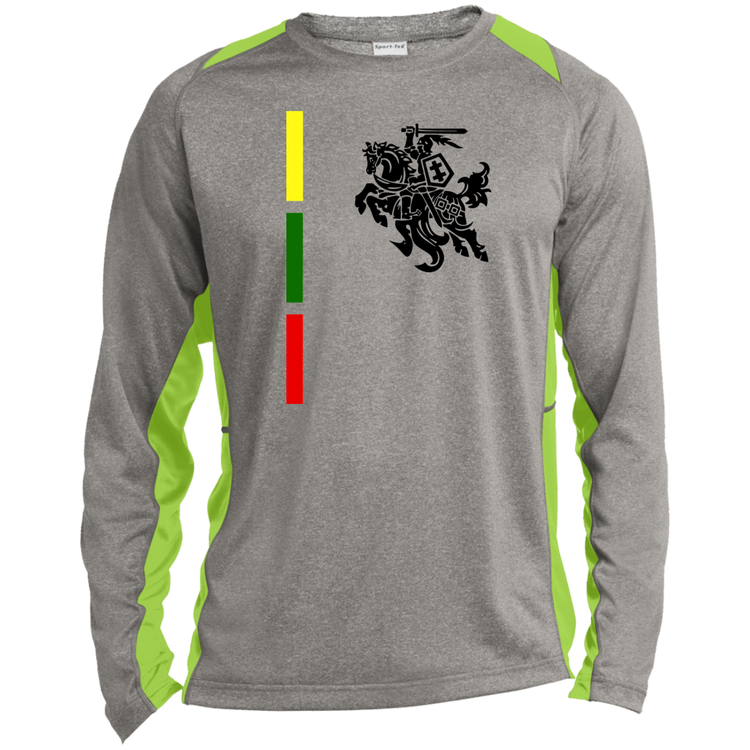 Warrior Vytis - Men's Long Sleeve Colorblock Activewear Performance T