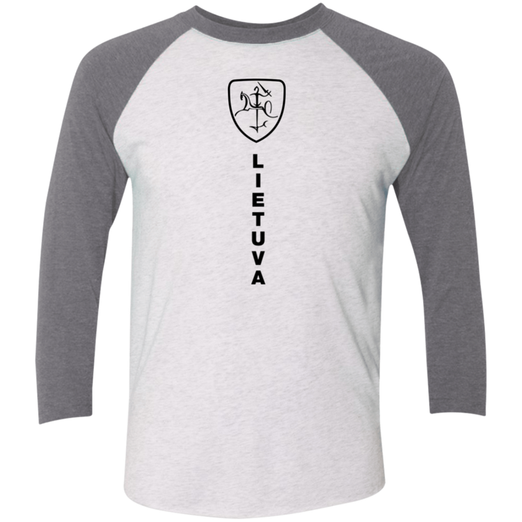 Vytis Shield Lietuva - Men's Next Level Premium 3/4  Sleeve